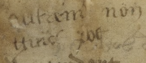 Le mot de Guyot Pot dans les signatures du liber amicorum des premiers folios du Chartier de Marie de Cl&egrave;ves. Paris, Bnf, Ms. fr. 20026, fol. Av.