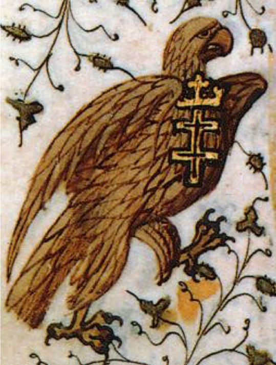 La devise de l'aigle &agrave; la croix double, Heures de Ren&eacute; d'Anjou