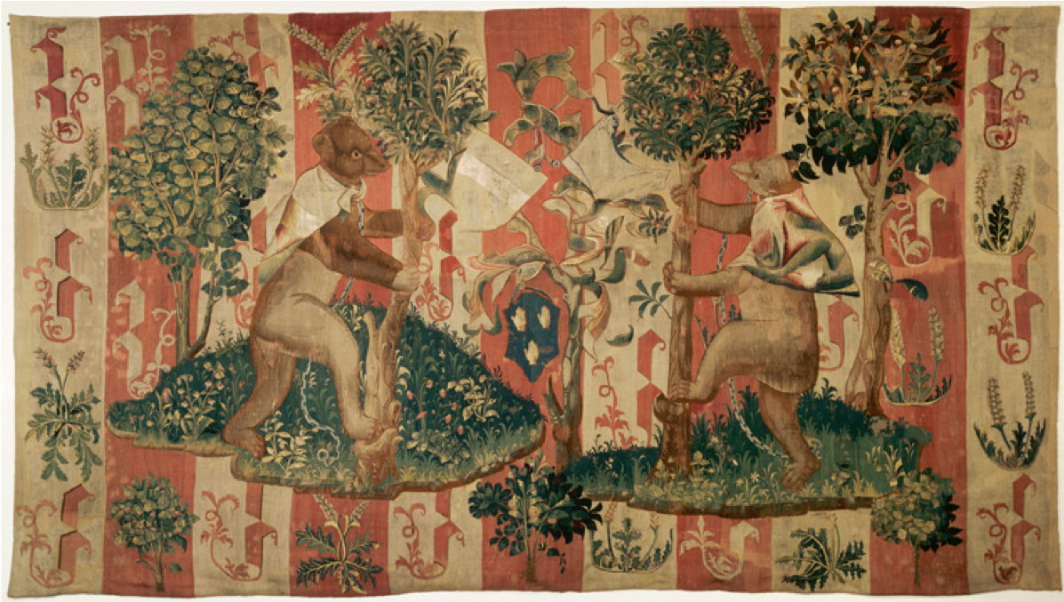 Tapisseries aux devises Jouvenel
 Paris, Musée du Louvre (inv. OA10373)